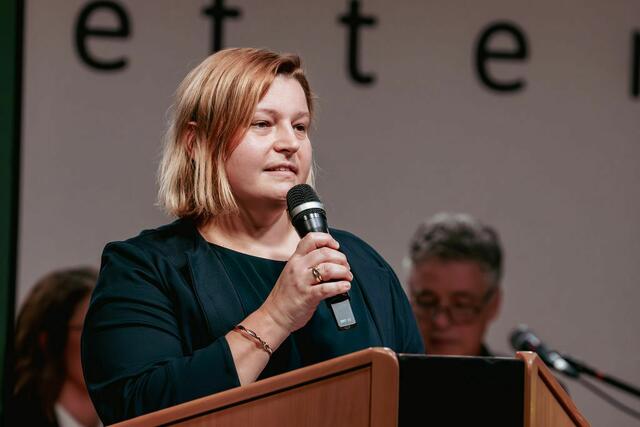 Vizebürgermeisterin Michaela Kern eröffnete den Abend | Foto: Marktgemeinde Mettersdorf