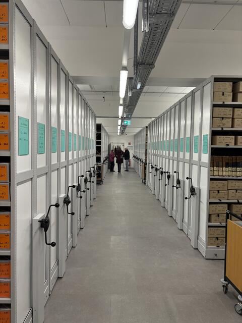 Gelagert werden hier Bestände der ehemaligen Grundherrschaften und der Bezirks- und Landesgerichte Niederösterreichs. | Foto: Lawugger