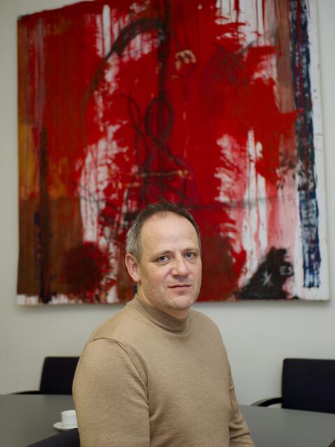 Interview mit meinBezirk: Gerhard Ruhs (42), leidenschaftlicher Tennis- und Volleyball-Spieler. | Foto: Santrucek