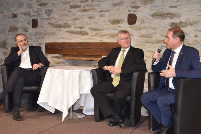 Podiumsgespräch: Hans Peter Doskozil, Gerald Schwentenwein, Leonhard Schneemann | Foto: Michael Strini