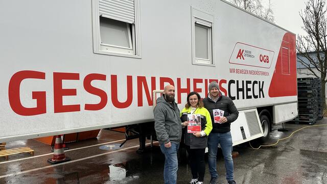 Der Gesundheits-Truck hielt in Bruck.  | Foto: AK 