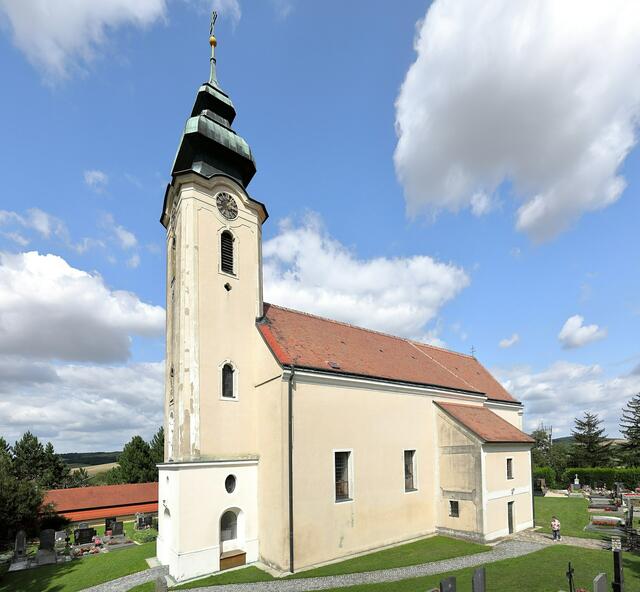 Die Pfarrkirche in Gnadendorf. | Foto: Wikipedia