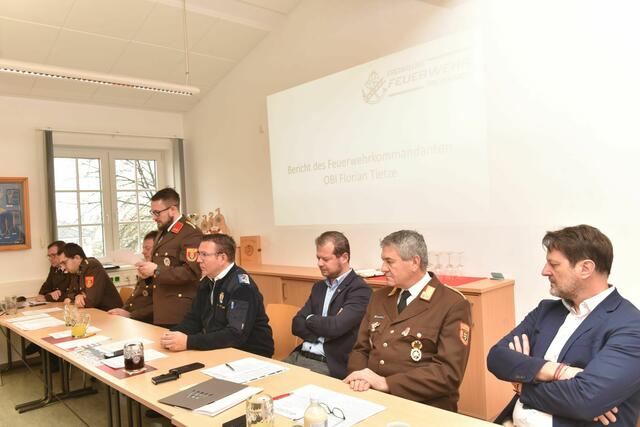 Die Feuerwehr präsentierte dem Abschnittskommando und der Stadtgemeinde Amstetten die Leistungsbilanz.