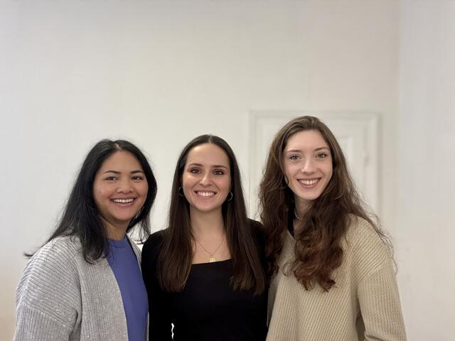 Leoni Hammer, Maria-Dora Cekolj und Anna Außerbauer (v.l.) arbeiten in der Praxis "Therapinum". | Foto: Therapinum