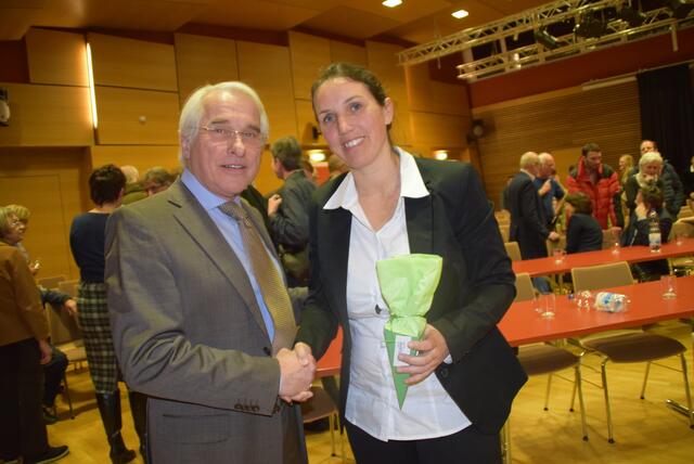 Bürgermeister Maximilian Titz, ÖVP, mit Vize-Chefin Ulli Fischer (Grüne). | Foto: MeinBezirk Archiv