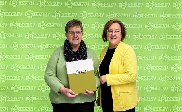 Obfrau Christine Schütz (l.) und Sabine Schardtmüller. | Foto: OÖ Seniorenbund