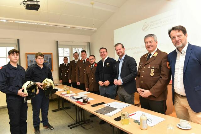 Matthias Bierwipfel und Mario Schreivogel wurden angelobt.