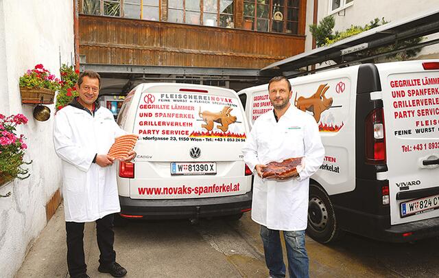 Der Familienbetrieb Novak beschäftigt sich bereits in zweiter Generation mit der eigenen Wursterzeugung und seit Jahrzehnten auch mit Partyservice. | Foto: Fleischerei Novak