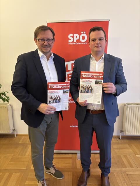 SPÖ Nationalrat Rudolf Silvan und Gemeinderat Alexander Eckhardt. | Foto: Alexandra Goll