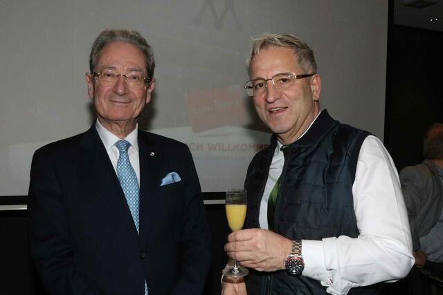 Südtirols Wirtschaftskoordinator Alexander von Egen und Gastronom Josef Nocker | Foto: MC Tirol