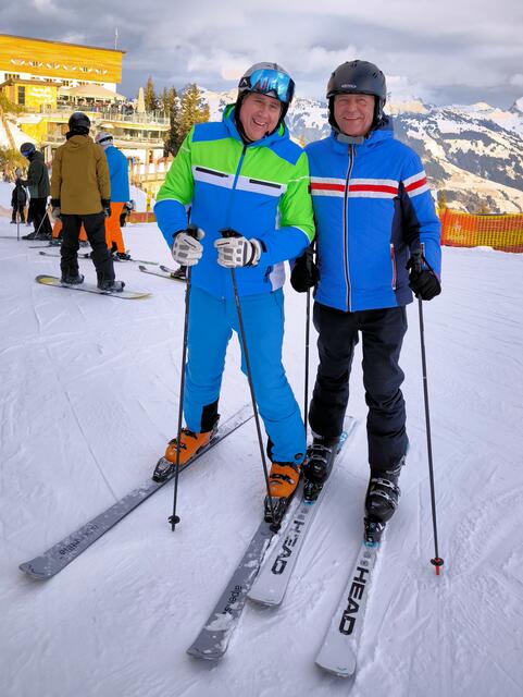 Christian Flühr mit Christof Rasche. | Foto: Bergbahn/Flühr
