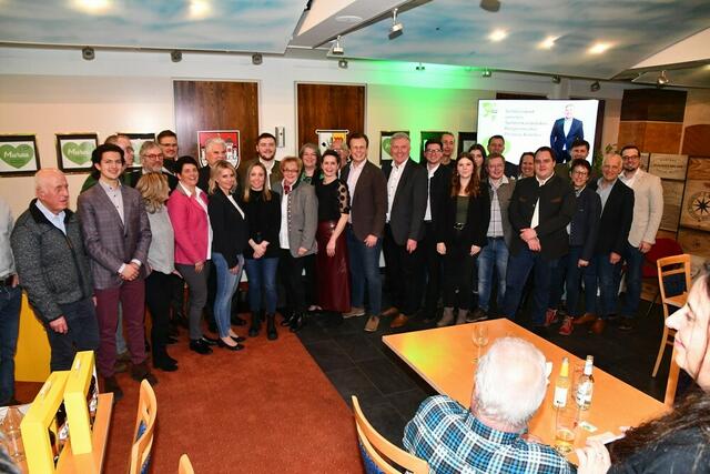Die starke Mannschaft der ÖVP Murau für die GR - Wahl am 23. März. | Foto: Anita Galler
