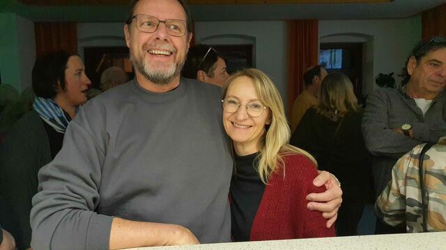 Walter Khun mit Gattin. | Foto: Grüne Warth