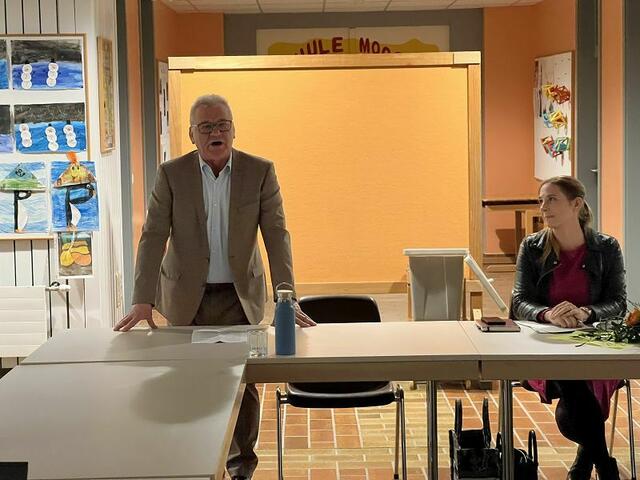 Peter Fließer hielt als neuer Bürgermeister seine erste Rede. | Foto: Cescutti