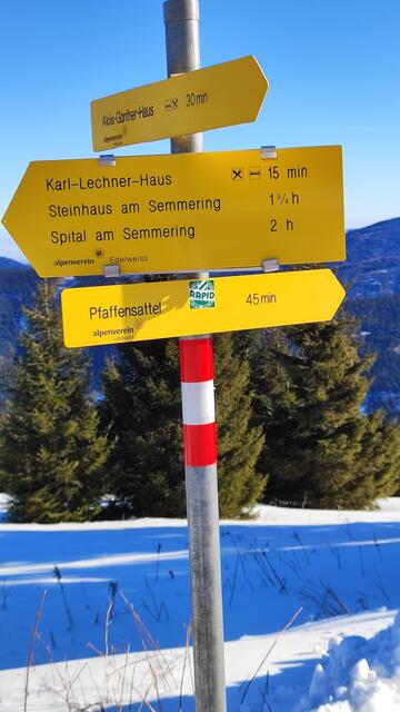 steile Wanderwege führen auch von Spital am Semmering und Steinhaus am Semmering herauf... | Foto: I.Wozonig