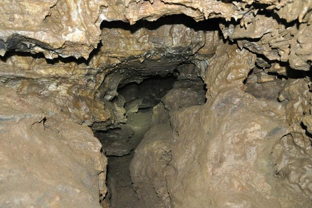 Nach etwa hundert Metern fand die bizarre Höhle ihr Ende | Foto: Viana Styria