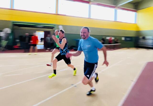 Josef Astl gab alles beim Sprinten.  | Foto: Nicole Astl 