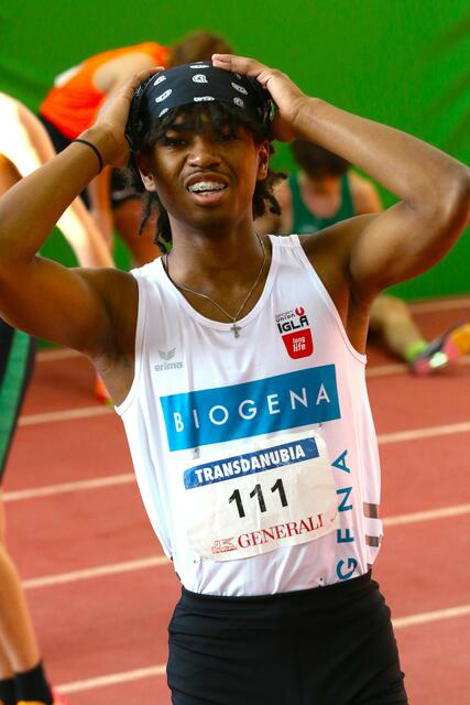 Zweimal Gold holte sich bei der U18 der Diersbacher Leopold Nguyen in den Sprintdisziplinen 60 und 200. | Foto: Igla