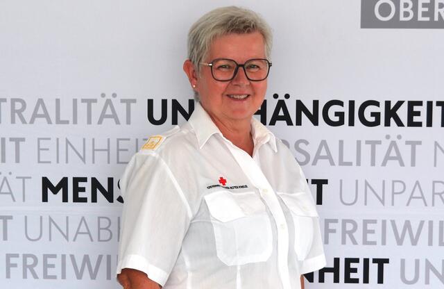 Karin Stütz aus Grünbach ist für den Ehrenamtspreis "Florian 2025" nominiert. | Foto: ÖRK