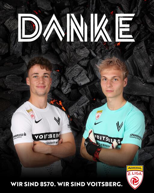 Andreas Fuchs und Julian Pobinger verlassen den ASK Voitsberg. | Foto: ASK Voitsberg