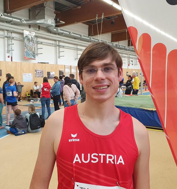 Bei den Hallenmeisterschaften in Innsbruck verbesserte Daniel seine Rekorde im 60-m-Lauf und im Weitsprung. | Foto: Stütz