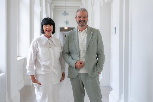 Liste Fritz, mit Bezirkssprecherin Gabi Madersbacher und Klubobmann Markus Sint, nimmt die schwarz-rote Mattle-Regierung in die Pflicht. | Foto: Andreas Friedle