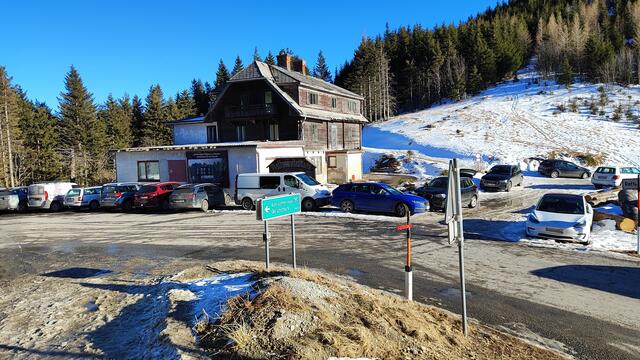 an so einem Tag herrscht Hochbetrieb am kleinen Parkplatz... | Foto: I.Wozonig