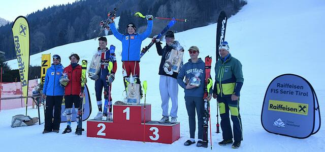 Thiersee FIS Slalomsieger Florian Neumayer (AUT). | Foto: Schwaighofer