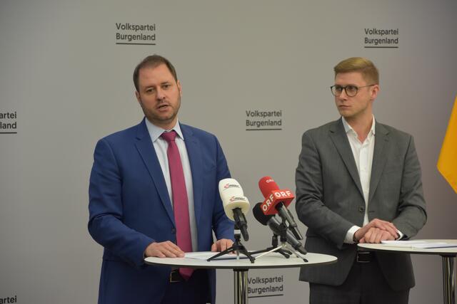 ÖVP-Landesparteiobmann Christian Sagartz bleibt an der Spitze der Volskpartei im Burgenland. | Foto: Stefan Schneider