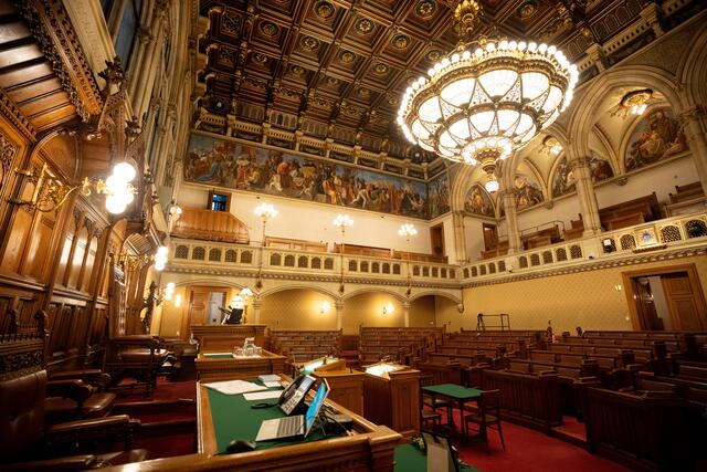 Diskussionen wegen Stadtbudget: Die FPÖ spricht von Verhältnissen "wie in Birmingham", Bürgermeister Michael Ludwig (SPÖ) verteidigte hingegen Wiens Finanzpolitik. | Foto: GEORG HOCHMUTH / APA / picturedesk.com 