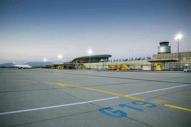 Blick auf den Flughafen Graz. | Foto: wolfganghummer.com