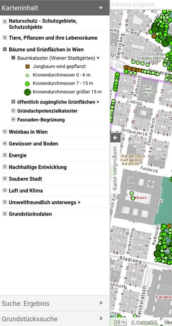 Screenshot des Baumkataster der Stadt Wien unter: 
https://www.wien.gv.at/umweltgut/public/grafik.aspx?ThemePage=11 | Foto: Screenshot