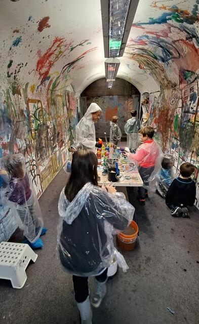 Die Pop-up-Galerien waren sowohl für die teilnehmenden Kids als auch die Erwachsenen ein voller Erfolg. | Foto: Maria Christina Röck