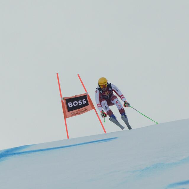 Abfahrt auf der Streif. | Foto: Niedrist