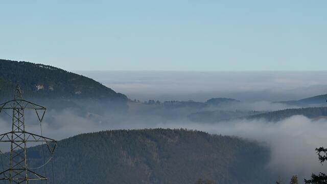 Nebel im  Wiener Becken
