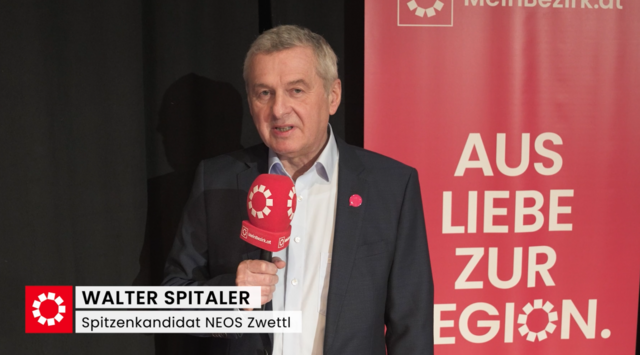 Walter Spitaler, Spitzenkandidat der NEOS Zwettl, im MeinBezirk Interview. | Foto: MeinBezirk