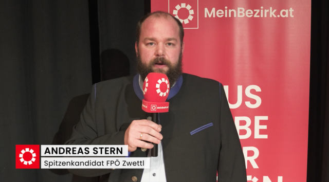 Andreas Stern, Spitzenkandidat der FPÖ Zwettl, im MeinBezirk Interview. | Foto: MeinBezirk