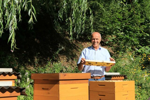 Johann Ebner ist Obmann des Bienenzuchtvereins | Foto: Privat