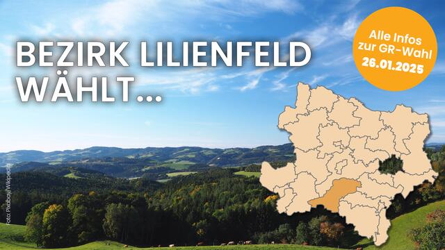 Die Wahlergebnisse aus dem Bezirk Lilienfeld.
