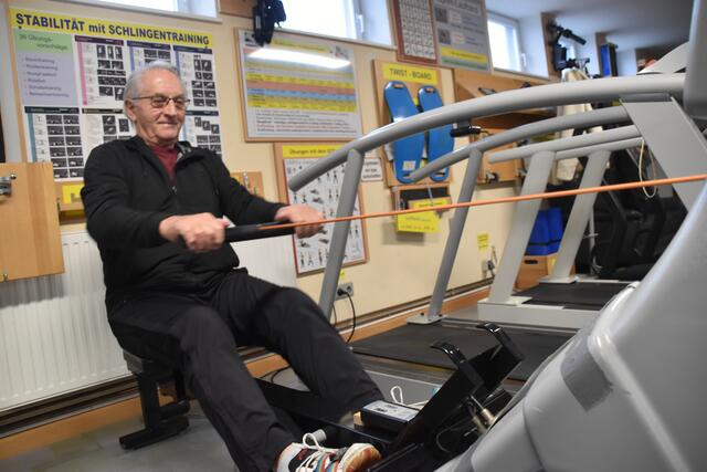 Unsere Senioren halten sich fit: Der 84-jährige Purgstaller Walter Mittendorfer sorgt für mehr Bewegung bei älteren Menschen im Bezirk. | Foto: Roland Mayr/MeinBezirk Scheibbs