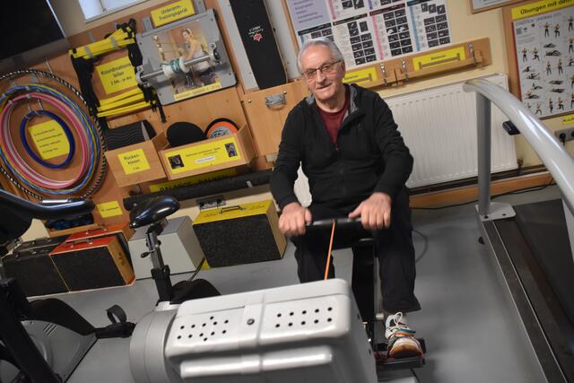 Unsere Senioren halten sich fit: Der 84-jährige Purgstaller Walter Mittendorfer sorgt für mehr Bewegung bei älteren Menschen im Bezirk. | Foto: Roland Mayr/MeinBezirk Scheibbs