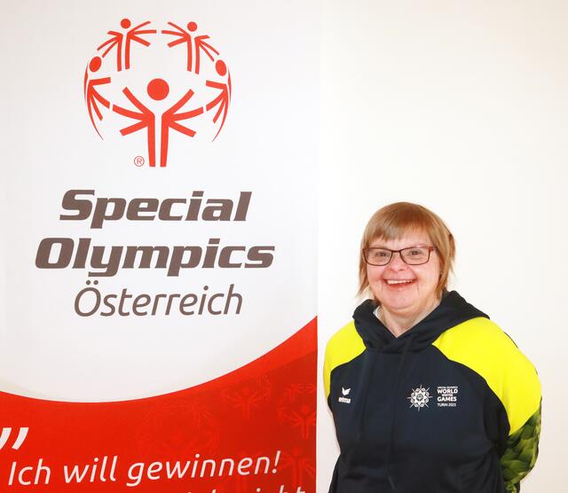 Gabriele Troyer aus Flachau möchte bei den World Games viel Spaß haben und gewinnen. | Foto: Special Olympics Österreich