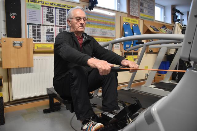 Unsere Senioren halten sich fit: Der 84-jährige Purgstaller Walter Mittendorfer sorgt für mehr Bewegung bei älteren Menschen im Bezirk. | Foto: Roland Mayr/MeinBezirk Scheibbs
