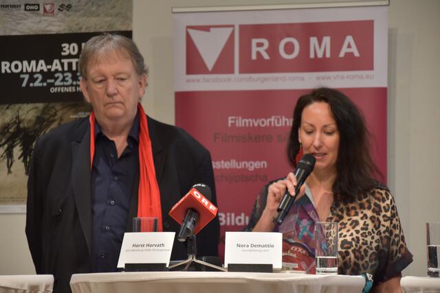 Horst Horvath und Nora Demattio fassten die Veranstaltungen im OHO zusammen. | Foto: Michael Strini