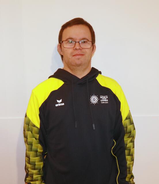 Mladen Marjanovic aus der Stadt Salzburg tritt das erste Mal bei den World Games an und hofft Edelmetall zu gewinnen und neue Freunde kennenzulernen. | Foto: Special Olympics Österreich
