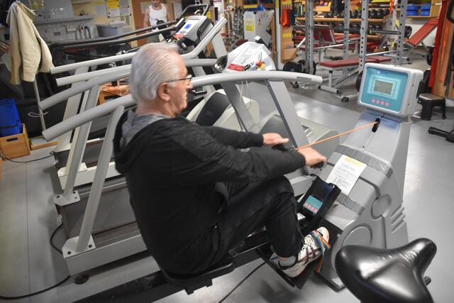 Unsere Senioren halten sich fit: Der 84-jährige Purgstaller Walter Mittendorfer sorgt für mehr Bewegung bei älteren Menschen im Bezirk. | Foto: Roland Mayr/MeinBezirk Scheibbs
