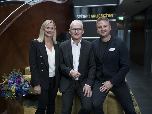 Die Familie Wutscher. v.l.: Alexandra Wutscher-Hold, Fritz Wutscher und Fritz Wutscher jr. | Foto: Point Of View