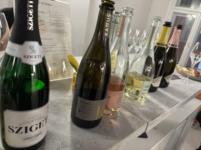 Die Sektpyramide: Sekt Austria, Sekt Austria Reserve, Sekt Austria Große Reserve. | Foto: Sascha Trimmel, Peter Zezula