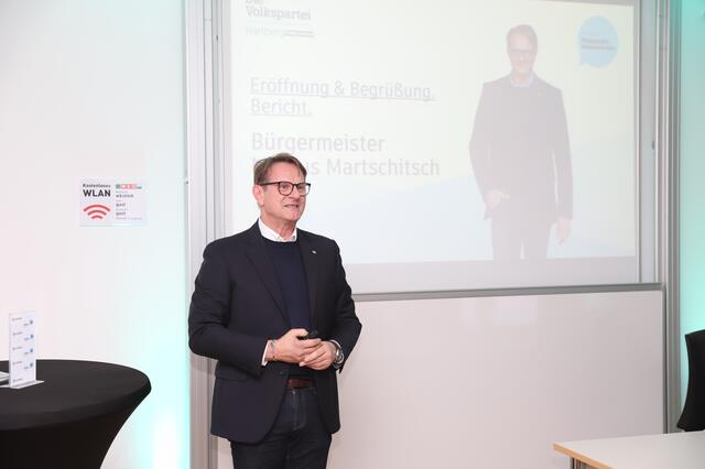 Bgm. Marcus Martschitsch präsentierte sein Wahlprogramm für die kommende Periode.