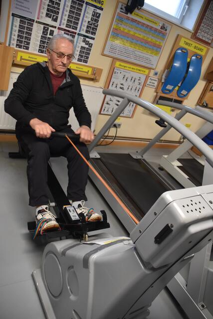 Unsere Senioren halten sich fit: Der 84-jährige Purgstaller Walter Mittendorfer sorgt für mehr Bewegung bei älteren Menschen im Bezirk. | Foto: Roland Mayr/MeinBezirk Scheibbs